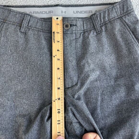 Under Armour Pants Mens 34x30 Grey‎ Golf Flat Front Casual Performance Showdown - Picture 6 of 11
